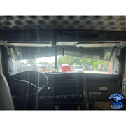 Rollin low Kenworth reverse bowtie 12X8" visor Curve windshield #2011 visor Dark Slate Gray