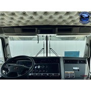 Rollin Low Forward Bowtie 14 guage Kenworth Visor 8"x6" Bowtie #2027 visor Dark Slate Gray