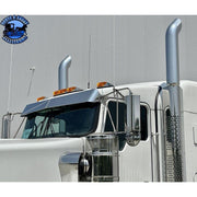 Rollin Low Forward Bowtie 14 guage Kenworth Visor 8"x6" Bowtie #2027 visor Dark Gray