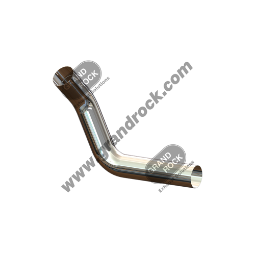 KW-1271LC  5"2-BEND ID/OD PIPE LEFT CHR
