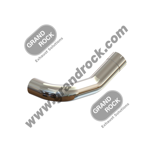 KW-1317RC  5"2-BEND ID-OD PIPE RIGHT CHR
