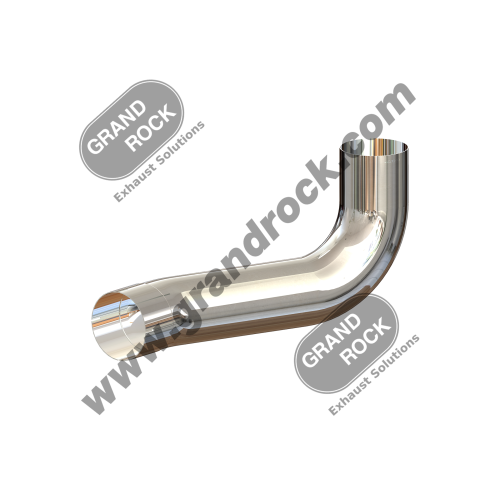 KW-14729RC  5"2-BEND ID/OD PIPE RIGHT CHR