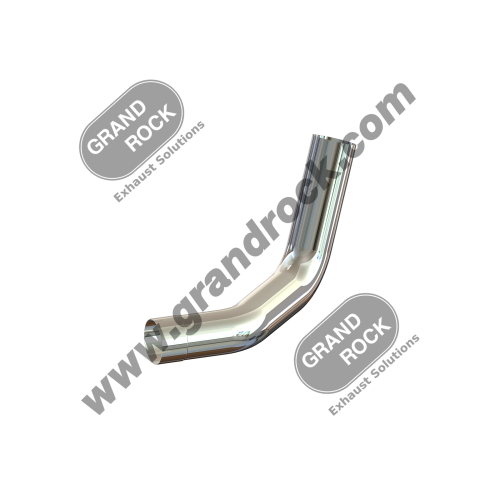 KW-18616RC  5"2-BEND ID/OD PIPE RIGHT CHR