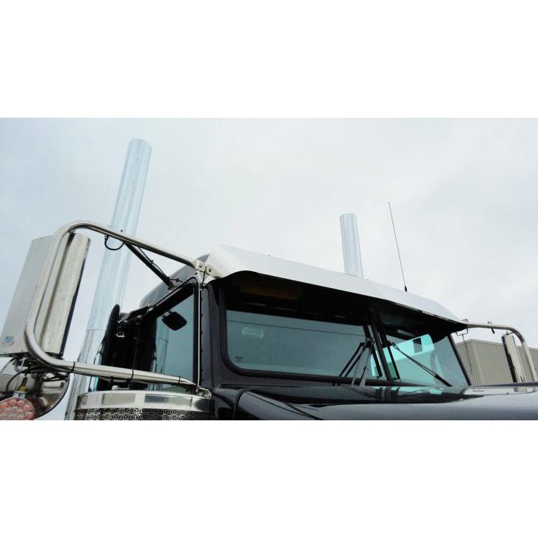 #kwc-cm-mb-bs 12 Gauge Custom (Sanded Paintable) Mirror Bracket Fits Kenworth AeroCab kwc-cm-mb-bs Dark Slate Gray