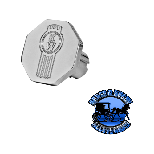CK-KW1-O KENWORTH LOGO OCTAGON KNOB Gray