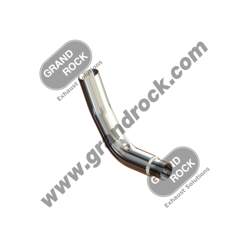 KW6-18615LC  6"2-BEND OD/R5"OD PIPE LEFT CHR