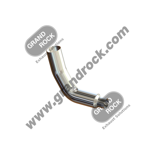 KW7-18615LC  7"2-BEND OD/R5"OD PIPE LEFT CHR