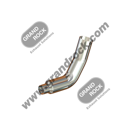 KW7-18615RC  7"2-BEND OD/R5'OD PIPE RIGHT CHR