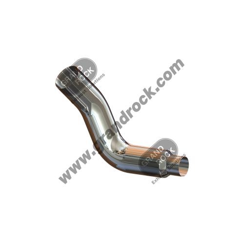 KW7-18616LC  7"2-BEND OD/R5"OD PIPE LEFT CHR