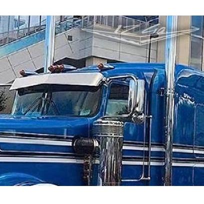 kwc-mb-cm-ss 12 Gauge Custom (Polished) Mirror Bracket Fits Kenworth AeroCab kwc-mb-cm-ss Dark Slate Gray