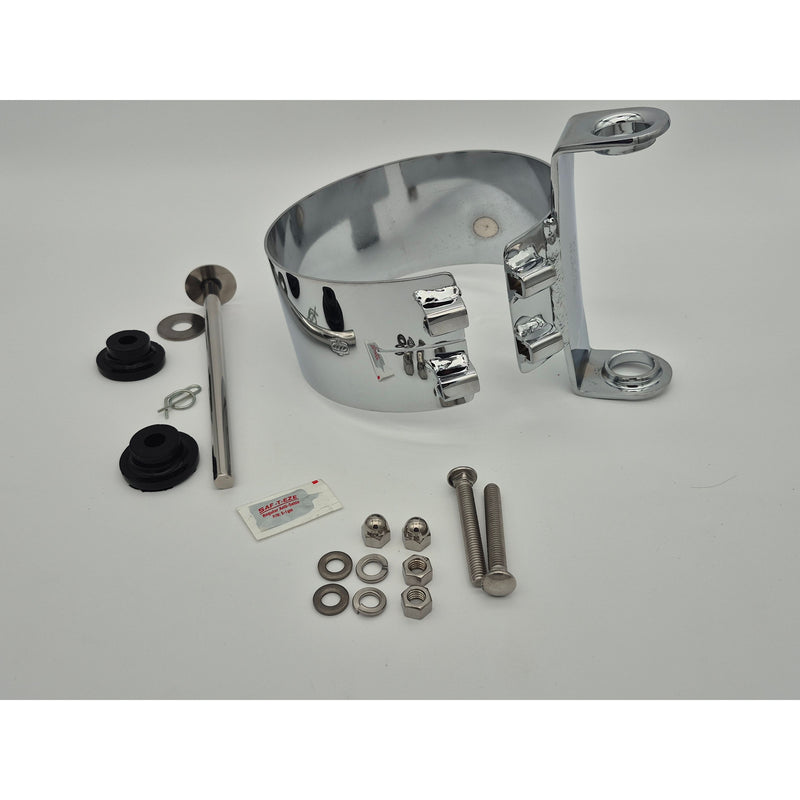 DP-50BJ-LAK6SCP-1   /6'' KW/PB NEW SLIDER EXHAUST CLAMP motor vehicle parts Dark Gray