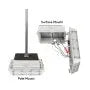 SB-LPG-50K70WS LED Canopy Light - Selectable Wattage - Up To 8,750 Lumens - 30W / 45W / 60W / 70W - 5000K - White Finish Light Gray