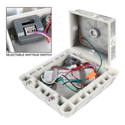 SB-LPG-50K70WS LED Canopy Light - Selectable Wattage - Up To 8,750 Lumens - 30W / 45W / 60W / 70W - 5000K - White Finish Gray