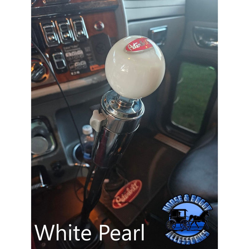 Peterbilt Emblem Shift Knobs (1/2"-13 female threads) Twisted Shifterz (Choose Color)