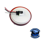 M817R-7 4" Red LED Stop/Turn/Tail, Round, AMP, Grommet-Mount, Bulk Pack Dark Slate Gray