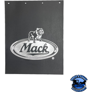 3/8'' BLACK RUBBER MUDFLAP W/ SILVER MACK LOGO (CHOOSE SIDE) (24'' X 30'') Mud Flap (24" X 30") RIGHT SIDE Dark Slate Gray