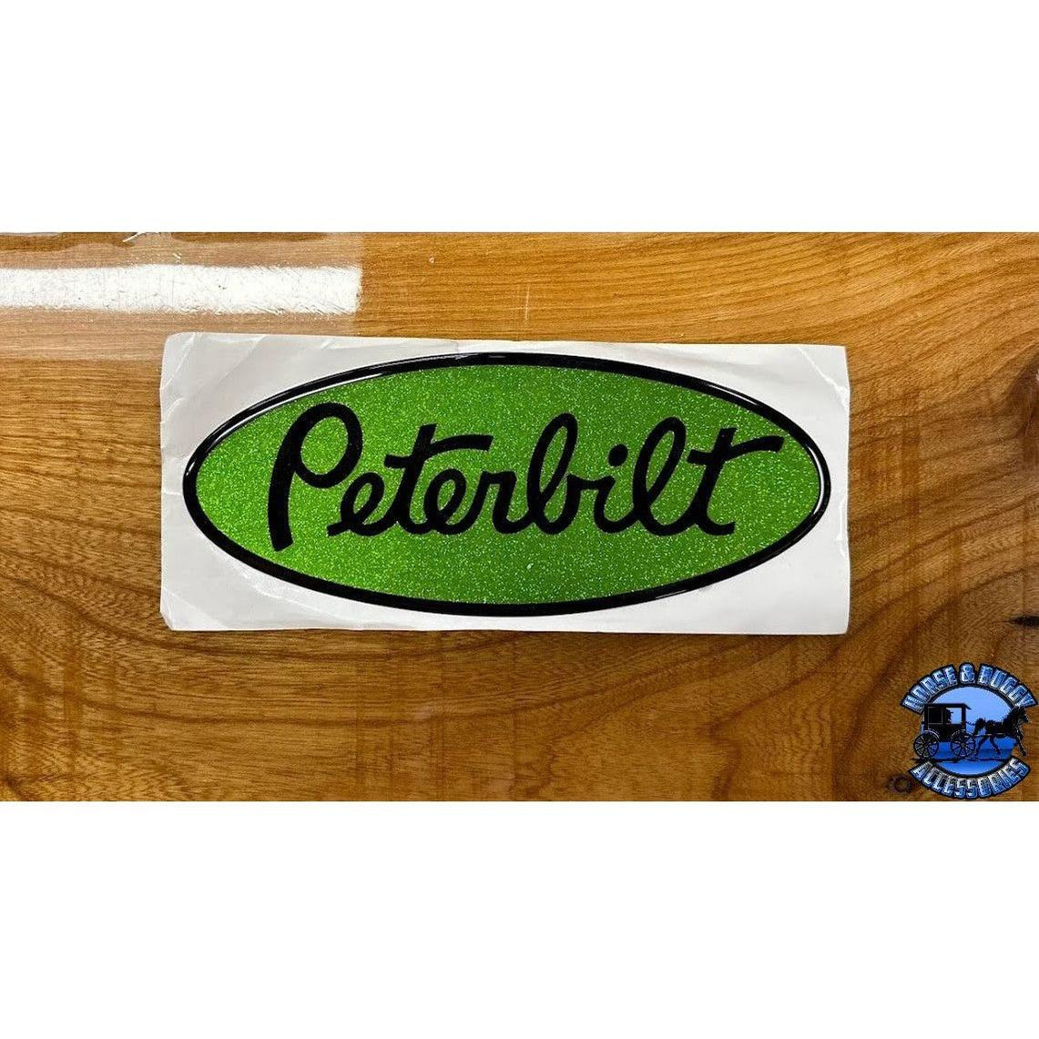 Chrome Truck Emblem Peterbilt Hood Logo Emblem 3.25 X 8 Inch - OEM Replacement Truck Emblem Made In USA American Made - Foto 9