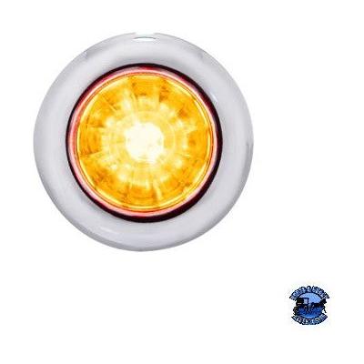 United Pacific 4 LED DUAL FUNCTION MINI WATERMELON LIGHT (CLEARANCE/MARKER) watermelon sealed led Amber/Clear Light Gray