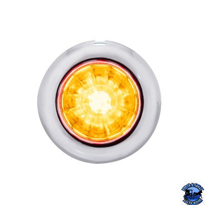 Light Gray United Pacific 4 LED DUAL FUNCTION MINI WATERMELON LIGHT (CLEARANCE/MARKER) watermelon sealed led Amber/Clear