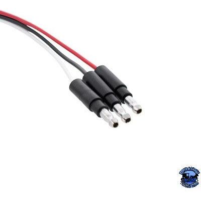 United Pacific 4 LED DUAL FUNCTION MINI WATERMELON LIGHT (CLEARANCE/MARKER) watermelon sealed led Amber/Amber,Red/Red,Amber/Clear,Red/Clear,Blue/Clear,White/Clear Light Gray