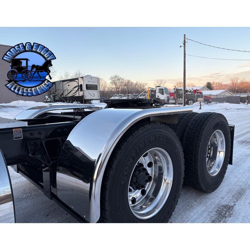 Hogebuilt 72" Half Fender Stainless Steel Pair #ba505htT