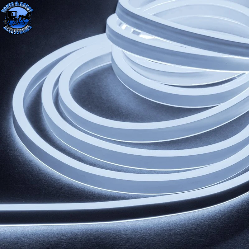 SB-NFRL-60K15 16ft LED Neon Rope Light Kit - Dual Sided LED Neon Rope Light - 120V - IP65 - Cool White 6000K *DISCONTINUED*
