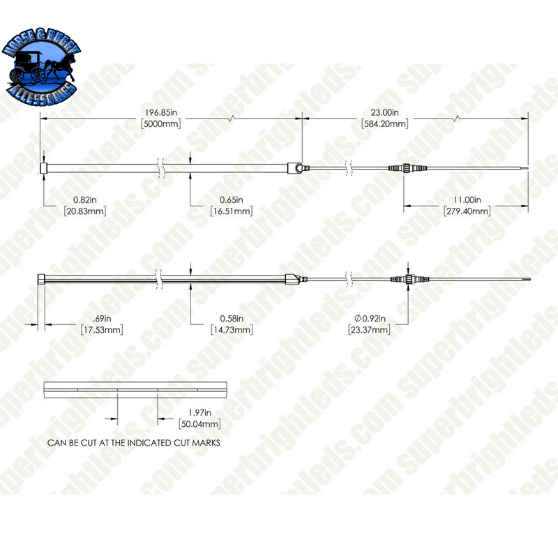 SB-NFTB-B5M 5M NEON LED STRIP LIGHT- TOP BEND LED TAPE LIGHT
