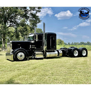 ROLLIN LOW PETERBILT 11'' X 7.5'' FLAT BOTTOM VISOR V. TOP #1034 PETERBILT VISOR Gray