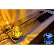 Rear Peterbilt Watermelon Air Cleaner Bar (Sold in Pairs) (fits 15" breathers) #1710 AIR CLEANER BRACKET Chocolate