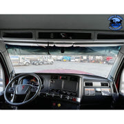 Rollin Low 12" Straight Visor (Kenworth T680, T880, W990) (Peterbilt 567, 579, 589)  #3002 PETERBILT VISOR Dark Slate Gray