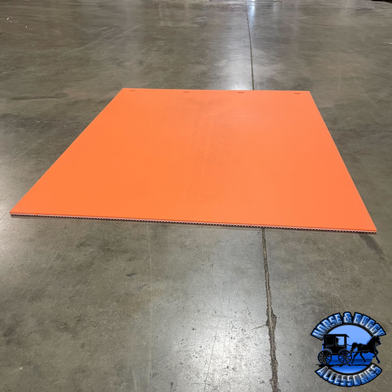 MUD-182430-100 1/4'' ORANGE PLASTIC MUDFLAP (24'' X 30'') Smooth Dim Gray