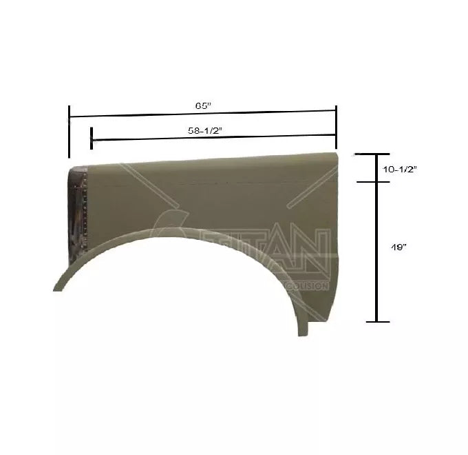 Peterbilt 388 Car Hauler 123 BBC Aluminum Hood (2007 & Newer) With Stainless Grille Assembly & Fiberglass Fenders