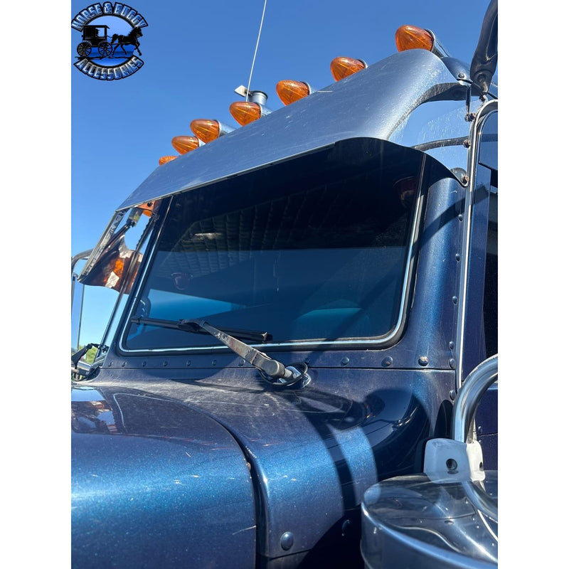 2 Piece Window Bus Glass For Peterbilt 379, 388, 389 , 386 #PFT-BG-379/389-RT