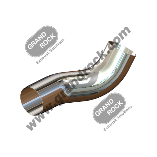 PB-13906LC  5"2-BEND OD/OD PIPE LEFT CHR