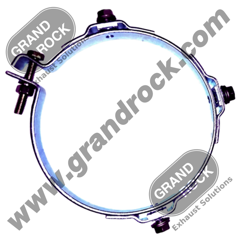PG-6CBRKT  BRACKET,6" CHROME (Heat shields pipe guard clamp)