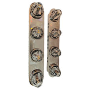 SS-1725 FRONT KENWORTH RADIUS STYLE BRACKET 15" AIR CLEANER (SOLD IN PAIRS) (Lights not included) air cleaner Rosy Brown