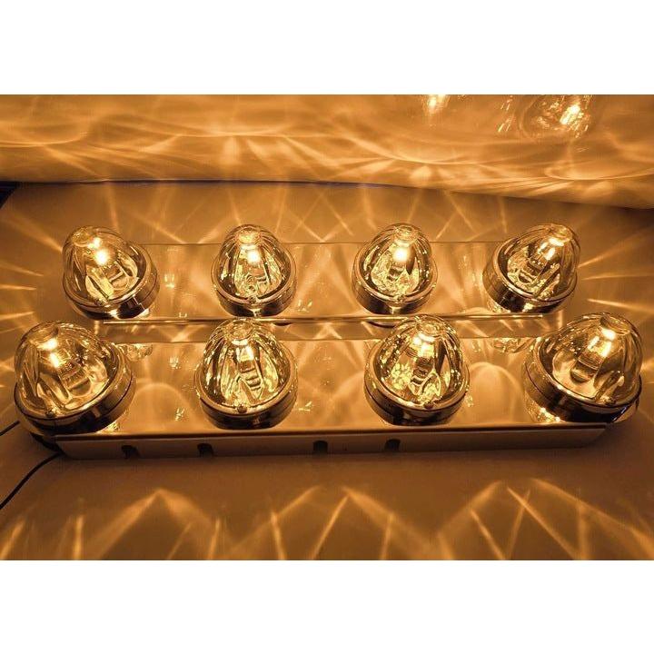 SS-1712 FRONT PETERBILT RADIUS STYLE BRACKET (15" AIR CLEANER) (SOLD IN PAIRS) (Lights not included) AIR CLEANER Sienna