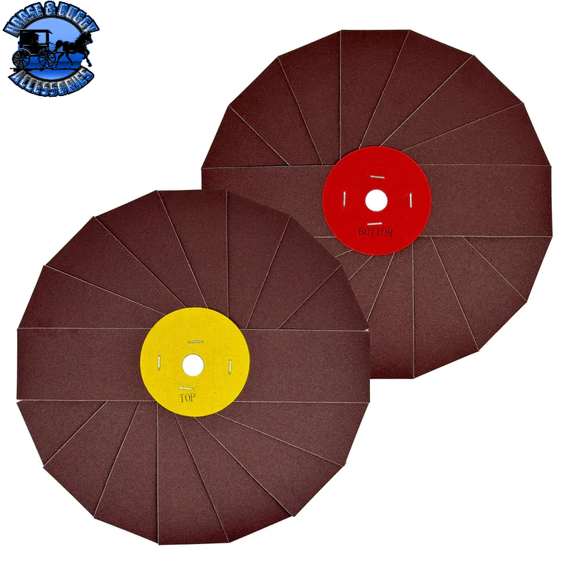 10" Abrasive Pinwheel (3 Pack) (Choose Grit)