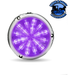 Dark Orchid Trux LED Interior Projector Dome Cab Light for Peterbilt - 18 Diodes (Choose Color) CAB LIGHT Chrome,Black