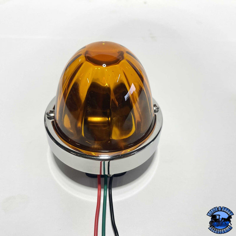 3 wire 3157 bulb-Sealed light amber lens glass watermelon kit (bulb not included) #nu-3157-lla watermelon glass lens Lavender