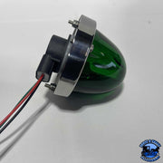 3 wire 3157 bulb-Sealed green lens glass watermelon kit (bulb not included) #nu-3157-lg watermelon glass lens Gray