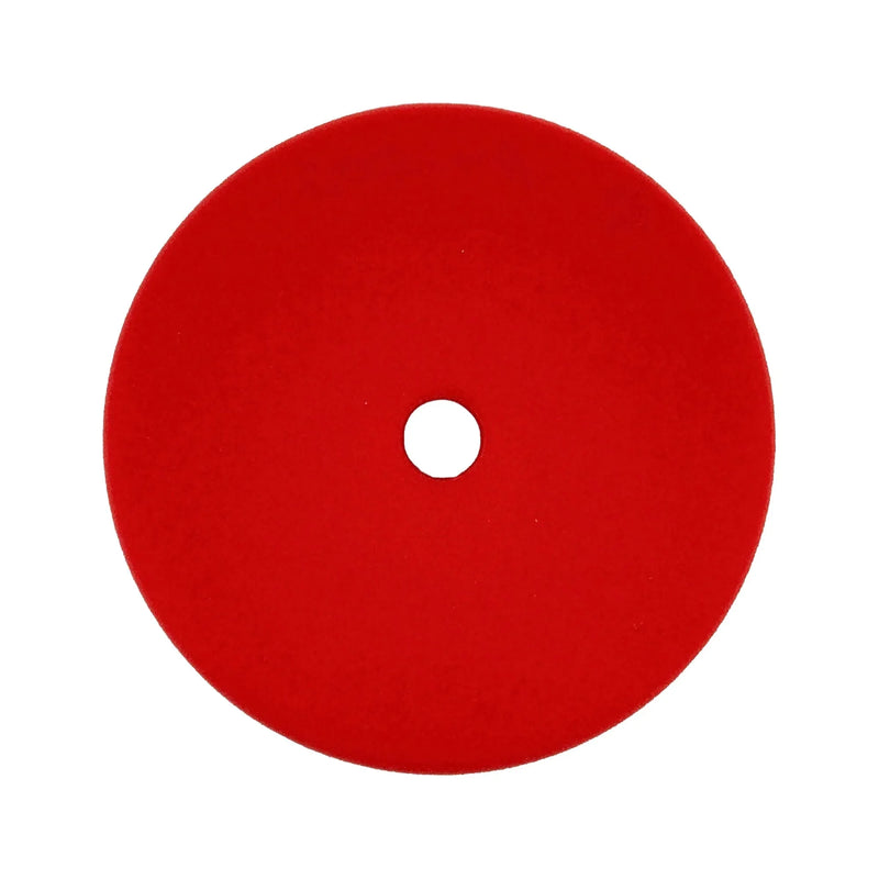 6" Foam Pads for Metal and Paint Polishing (Choose Color) Red Extra-Fine Final Finish Pad Firebrick
