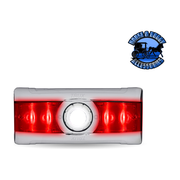 Trux LED Interior Projector Dome & Map Cab Light for Peterbilt - 9 Diodes (Choose Color) Chrome,Black Gray