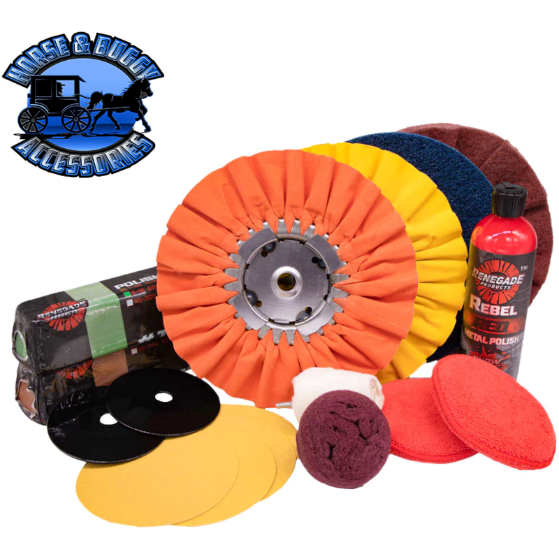 Renegade Metal Polishing & Big Rig Restoration Kit RP-LFGRPKR-MP-KIT Renegade Red Line Dark Slate Gray