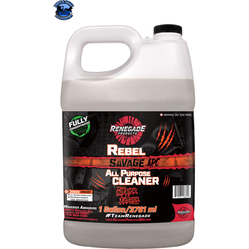 Renegade Savage APC (All-Purpose Cleaner) Renegade Red Line 1 gallon Gray