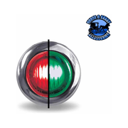 3/4" Trux Dual Revolution LEDs (Choose Color and Style) 3/4" Light 3/4″ Red to Green Round – 2 Diodes Dark Slate Gray