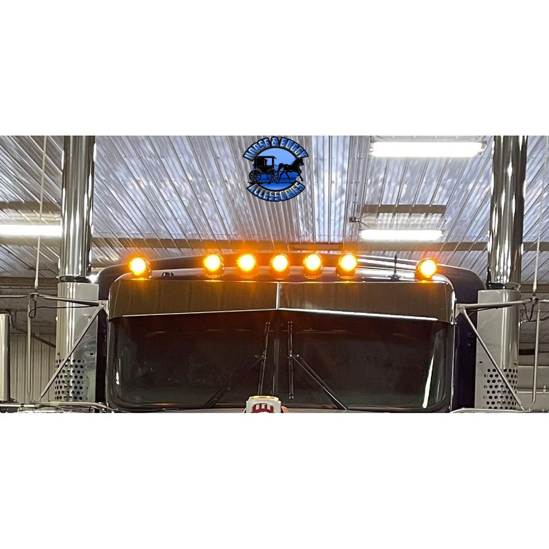 Rollin low Kenworth 9" x 6" bowtie visor fits-aero cab models #2022