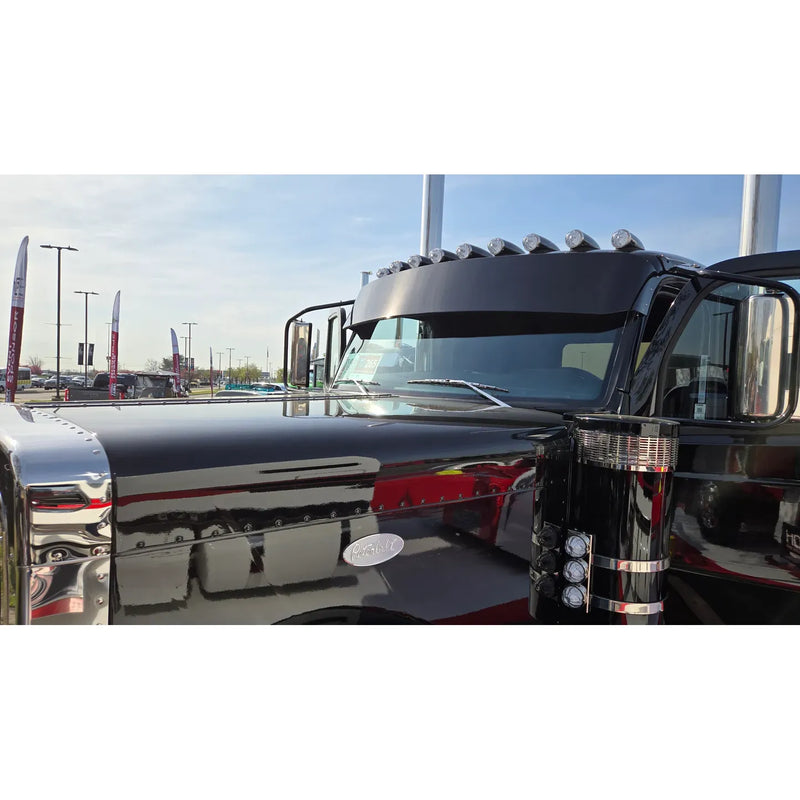 #GGE11 (Peterbilt 589,579,567,548,537) (Kenworth W990,T880,T680,T480,T280) Full 304 Stainless wiper arms and blades