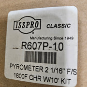 Label on a cardboard surface with ISSPRO branding and product details.