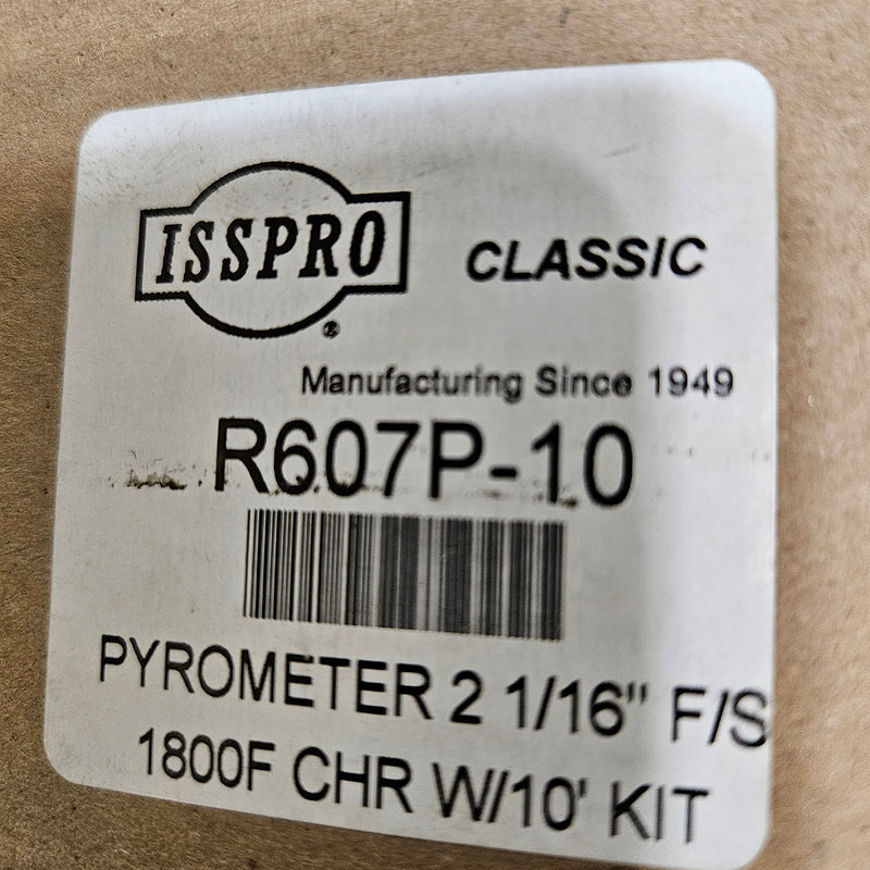 Label on a cardboard surface with ISSPRO branding and product details.